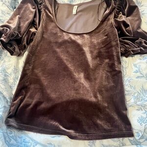 Gentle Fawn Velvet Chocolate Blouse